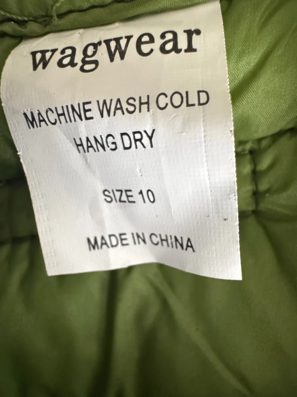 Wagwear PUFFER JACKET